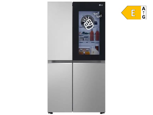 LG InstaView GSVV80PYLL frigorifero side-by-side Libera installazione 655 L E Argento