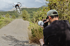 Illustrazione dello scatto continuo a 40 fps