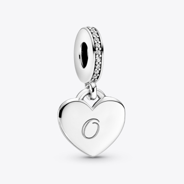 Engraved Charm Letter O