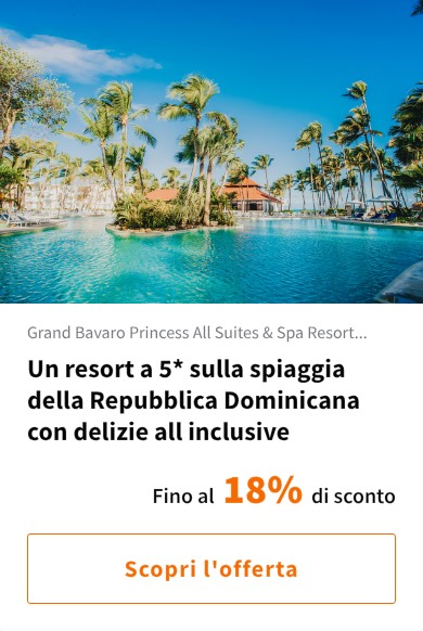 Un resort a 5* sulla spiaggia della Repubblica Dominicana con delizie all inclusive