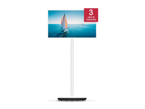 Thomson GO TV 32HA4M44 Televisione Smart TV 32 Pollici Led Portatile con ruote e batteria integrata Bianco