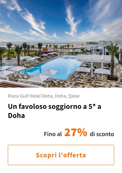 Un favoloso soggiorno a 5* a Doha