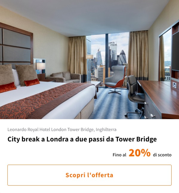 City break a Londra a due passi da Tower Bridge