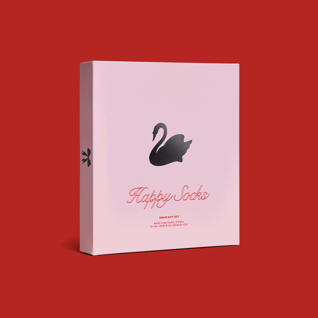 2-Pack Swan Socks Gift Set