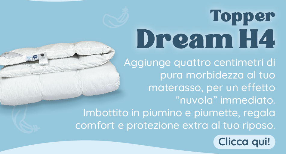 Topper in Piumino d'Oca - Dream h4