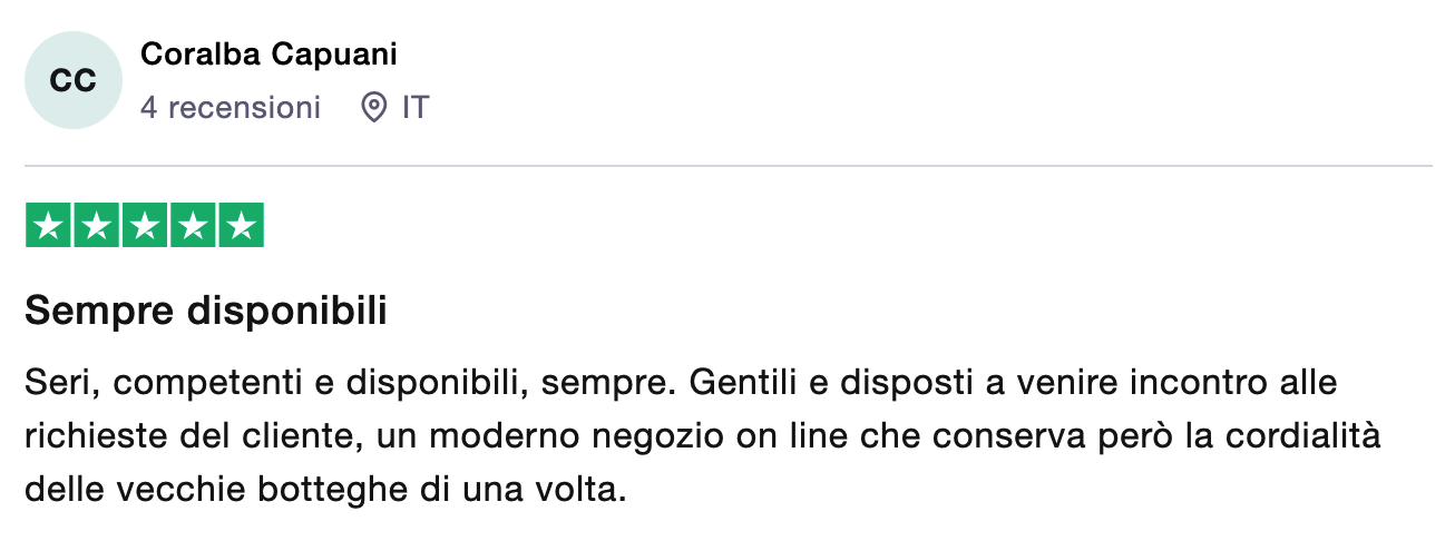 recensioni trustpilot