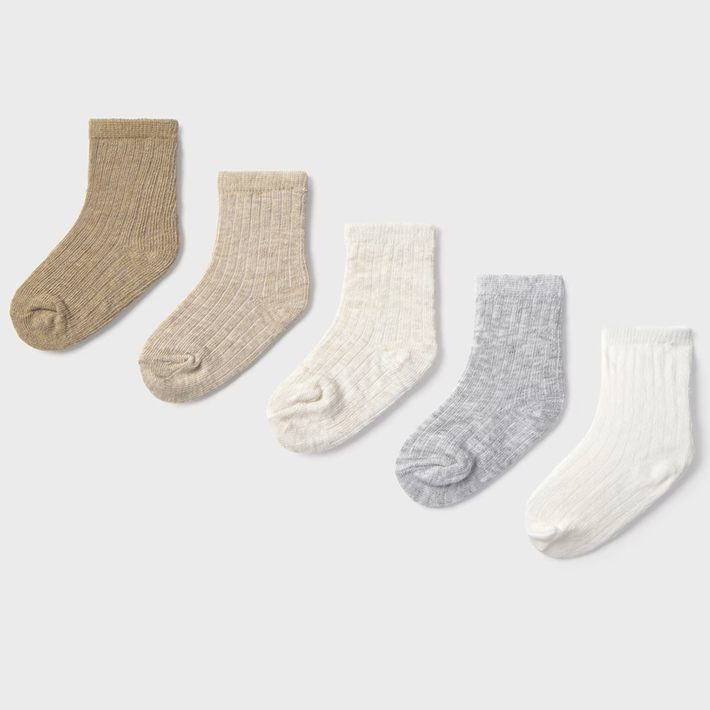 Image of 6 PAIA DI CALZINE NEUTROS CALDO COTONE 9918 NEONATO MAYORAL