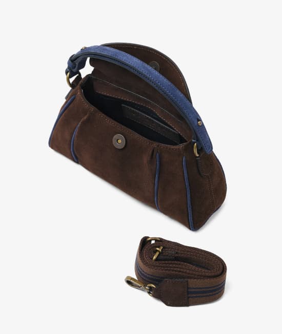 Borsa a Mano Virginia Marrone