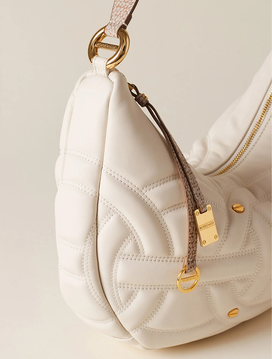 Rondo' Borsa Hobo Medium Borsa A Spalla Di Pelle