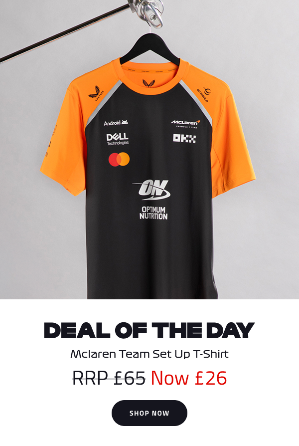 McLaren Team Set Up T-Shirt - RRP £65 NOW £26