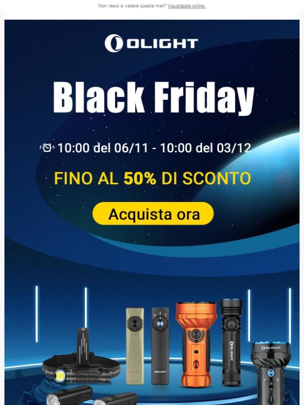 Illumina il Black Friday con Sconti Esclusivi