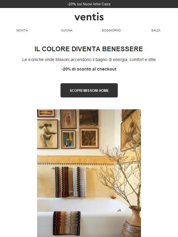 Geometrie, colori, morbidezza: Missoni Home