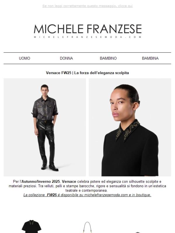 Versace FW25 | La forza dell’eleganza scolpita💫