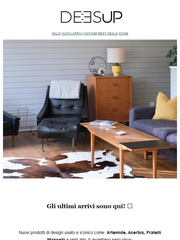 ✨ Nuovi arrivi di design usato: scoprili ora su Deesup