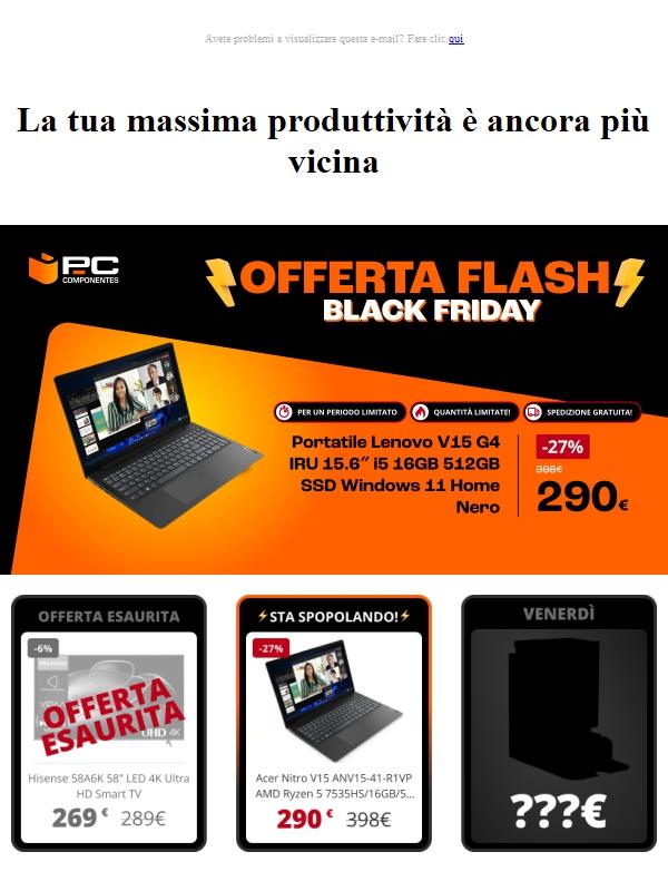 Passate alla velocità con questa offerta lampo