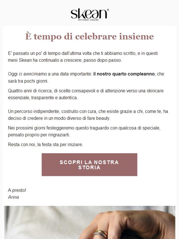 4 anni di Skean, la nostra storia e la tua