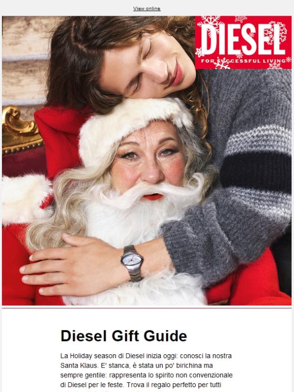 Dimentica l'ordinario. Regala in stile Diesel.