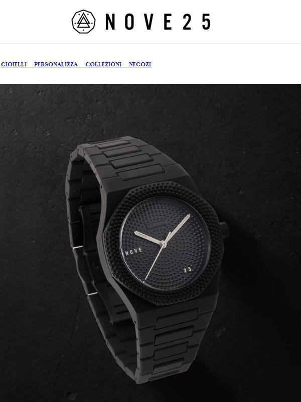 Il tempo racconta chi siamo. Scopri l'orologio Nove25 ⌚️