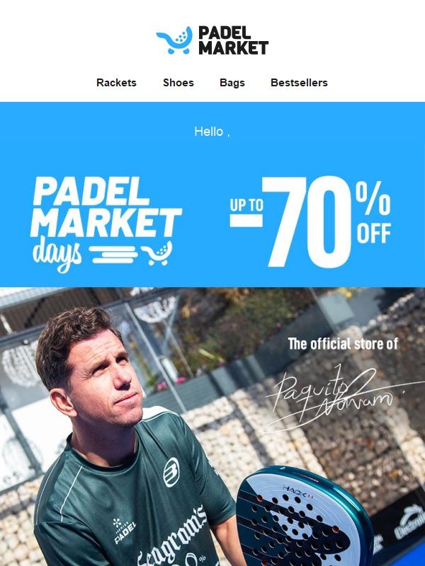 PADEL MARKET DAYS + ADIDAS WEEK ¡Crazy discount!