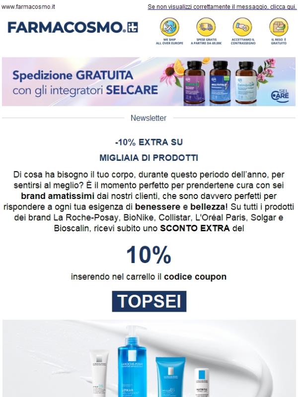 ✨ -10% EXTRA sui tuoi brand preferiti!