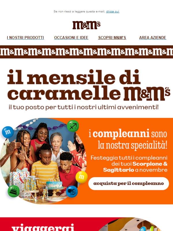 Il divertimento di M&M'S per novembre!