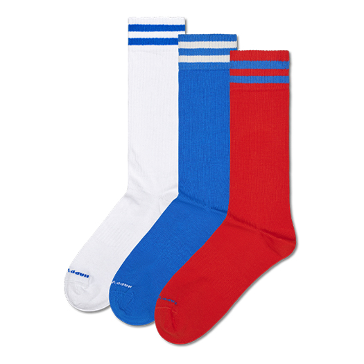 3-Pack Solid Sneaker Socks