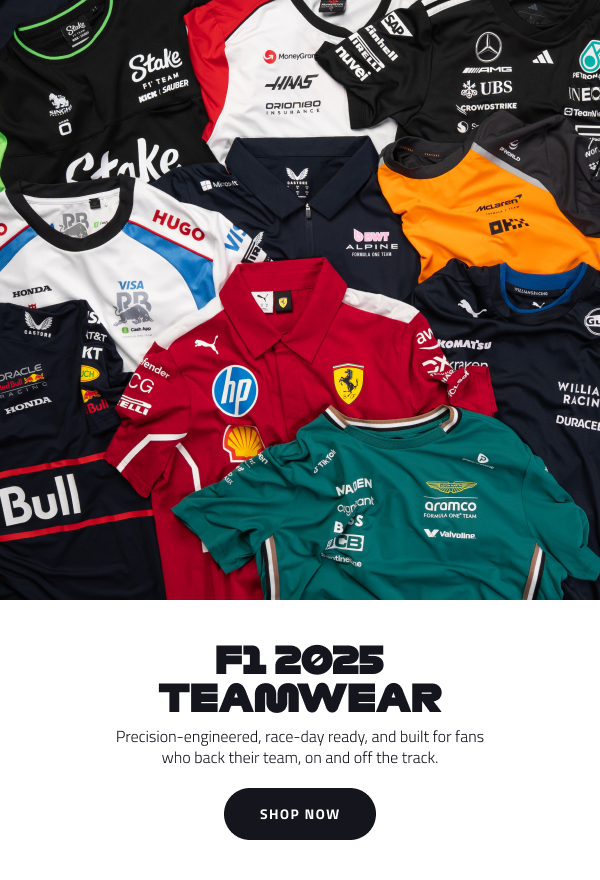 F1 2025 Teamwear