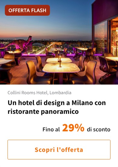 Un hotel di design a Milano con ristorante panoramico