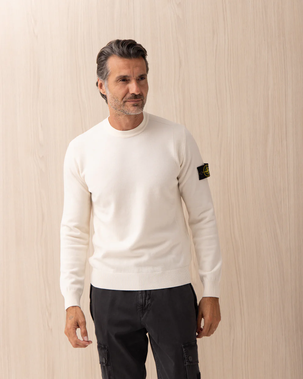 Maglia Girocollo Bianco