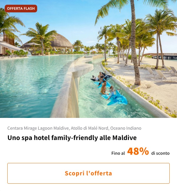 Uno spa hotel family-friendly alle Maldive