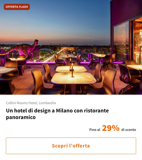Un hotel di design a Milano con ristorante panoramico