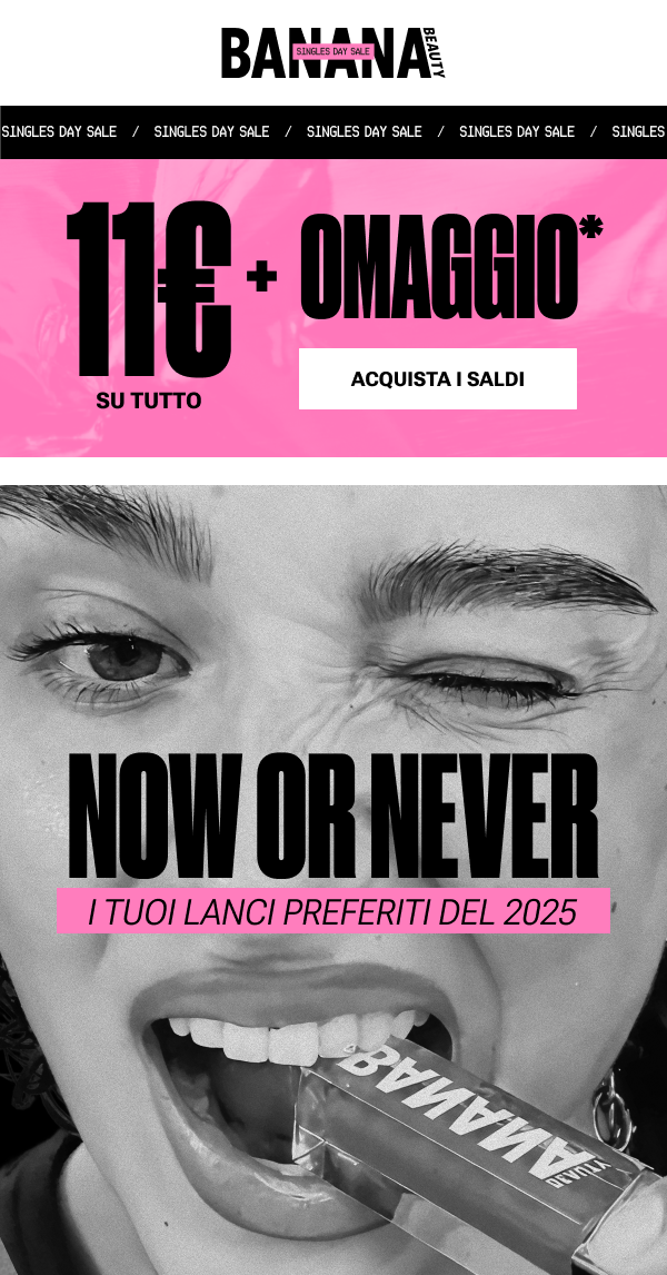 I tuoi lanci preferiti del 2025 — tutto a 11 € + un regalo in omaggio 🎁