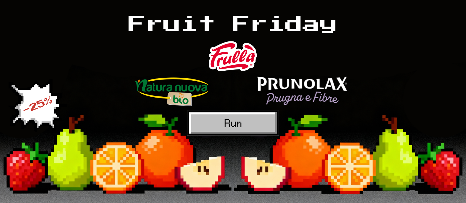 Fruit Friday: -25% su tutti i prodotti