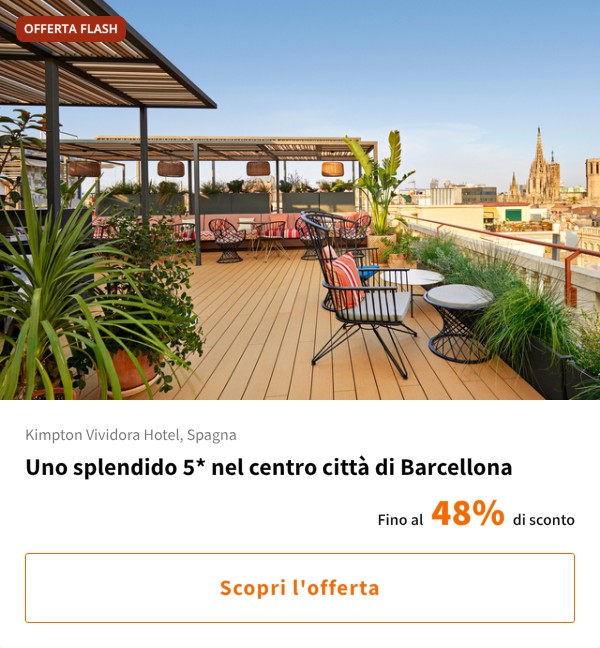 Uno splendido 5* nel centro città di Barcellona