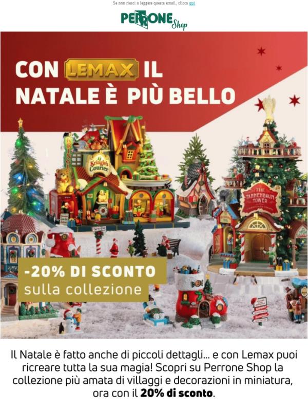 ✨ Vivi la magia del Natale con i villaggi Lemax