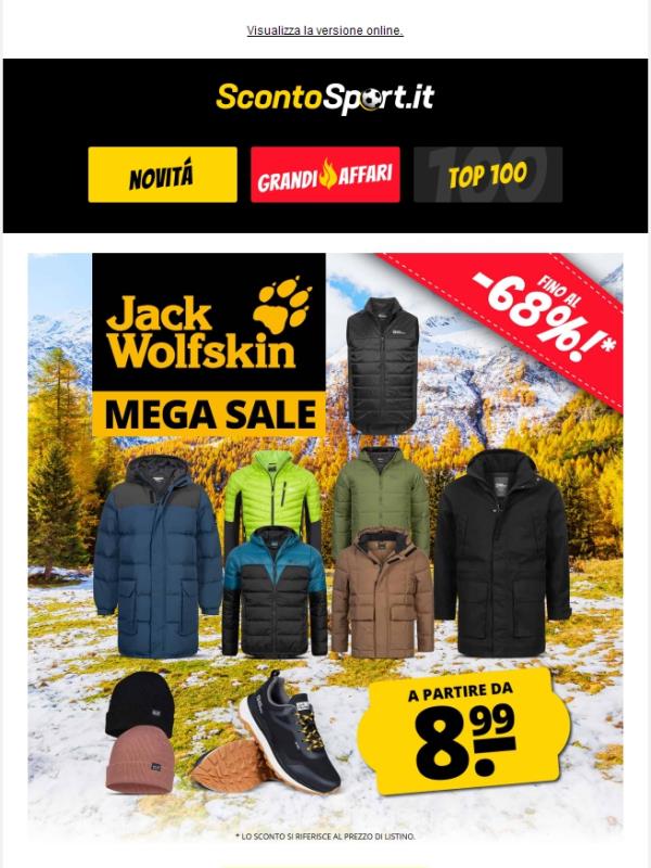 Mega saldi Jack Wolfskin a partire da 8,99 €! 🐺🐾