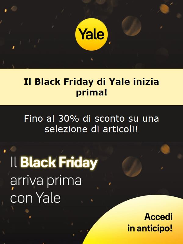 🎉 Accesso esclusivo al nostro Early Black Friday!
