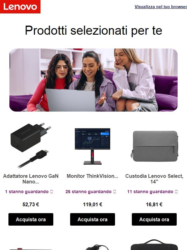 Nuove scelte personalizzate solo per te!