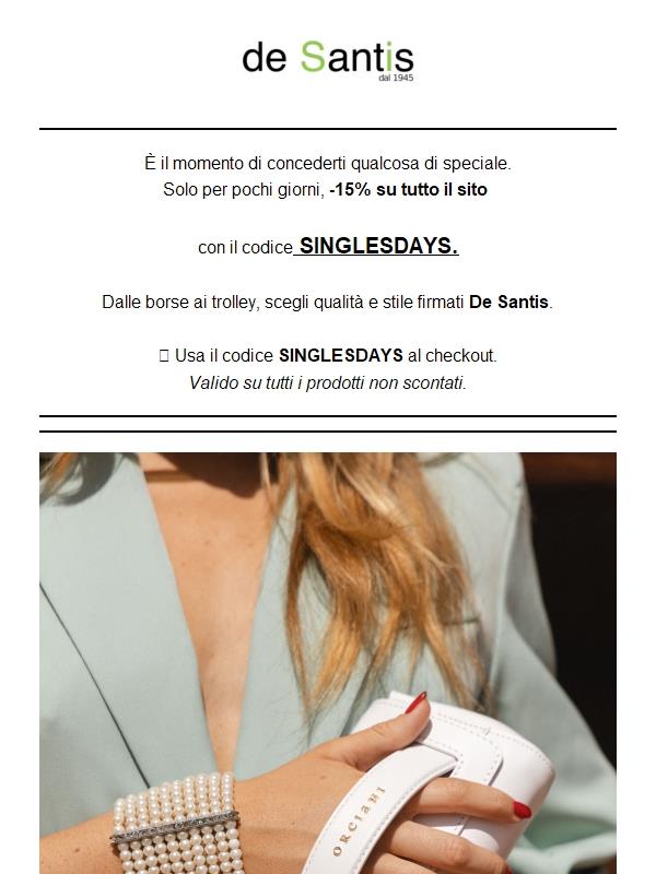 🎉 -15% su tutto il sito: solo per pochi giorni!