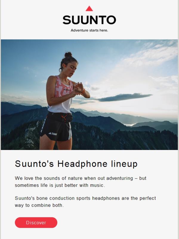 Explore Suunto's Headphone lineup 🎵