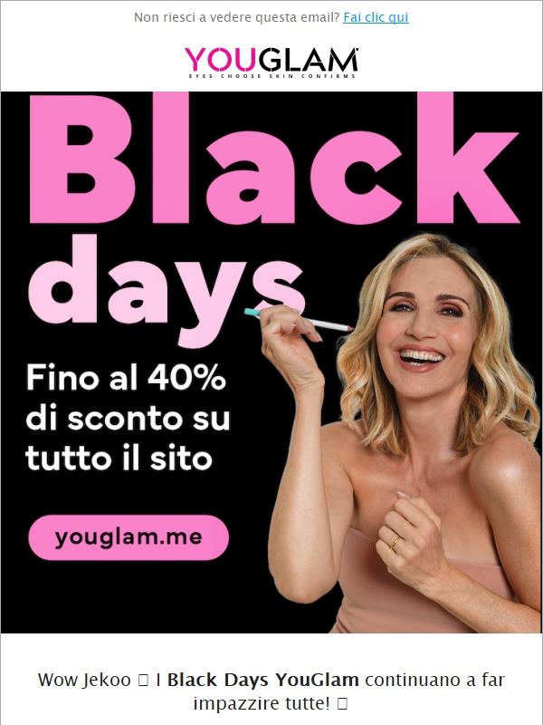 Le offerte Black Days vanno a ruba!
