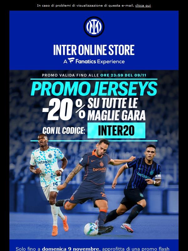 Promo Flash: -20% su tutte le maglie gara ⚫🔵⚡