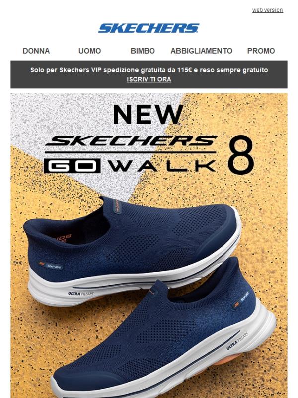 La scarpa perfetta per camminare: GO WALK 8