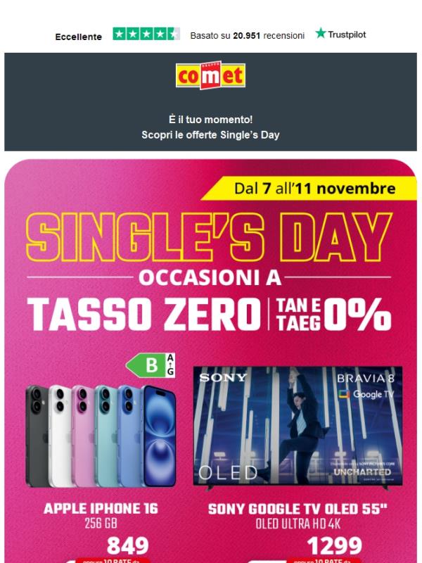 Offerte Single's Day: è il tuo momento 💘