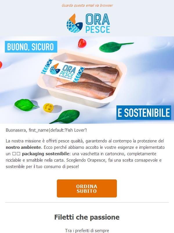 Buongiorno, Fish Lover. Il nostro packaging che rispetta l'ambiente ♻️