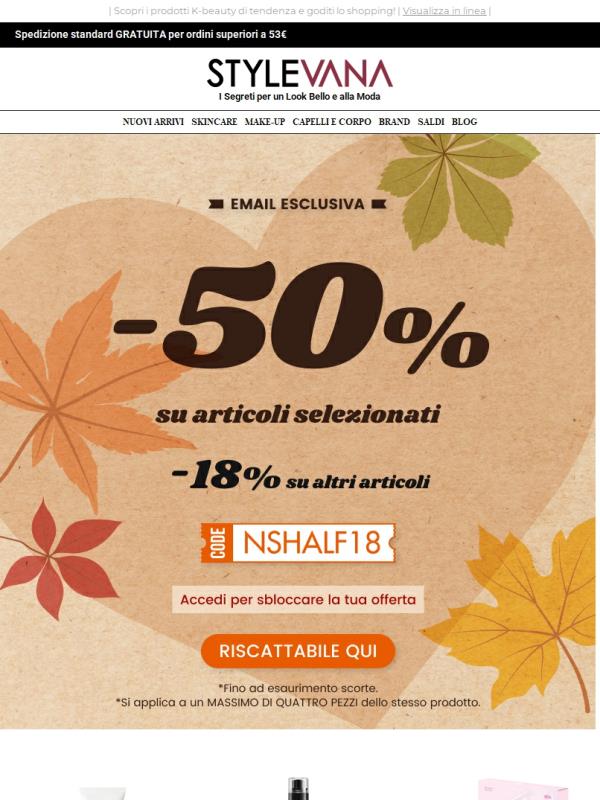 Pronto per offerte a metà prezzo? 😉