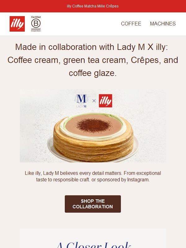 Discover the illy x Lady M Collaboration