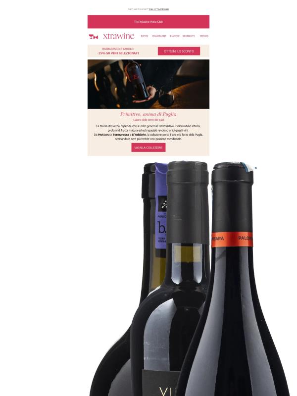 Primitivo, colori e profumi intensi di Puglia