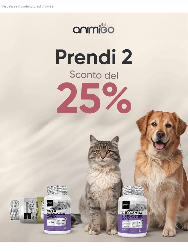 🎉 2 Prodotti Animigo Con Il 25% Di Sconto