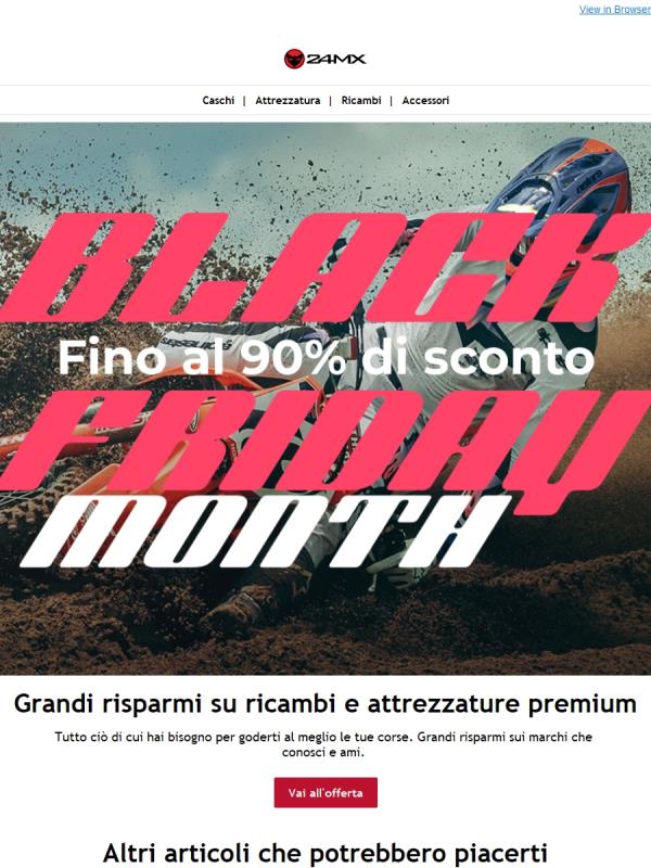 Migliora le tue prestazioni con sconti fino al 90% | Black Friday Month